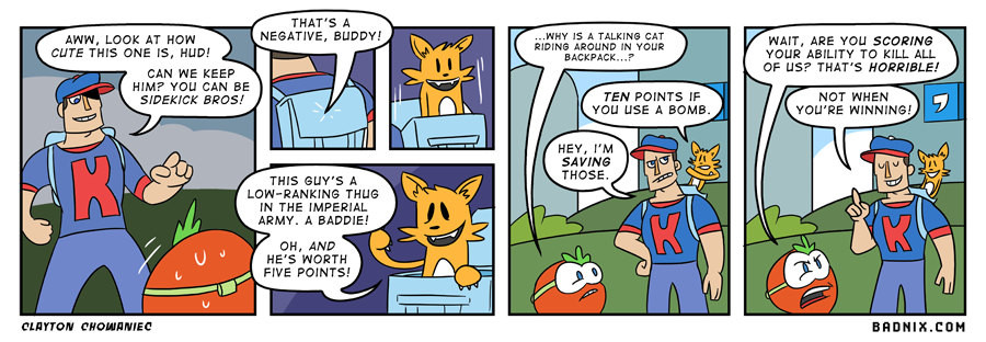 A talking orange cat? HOW MUCH CAN ONE COMIC STEAL FROM THE DEEP WELL OF JIM DAVIS' IMAGINATION