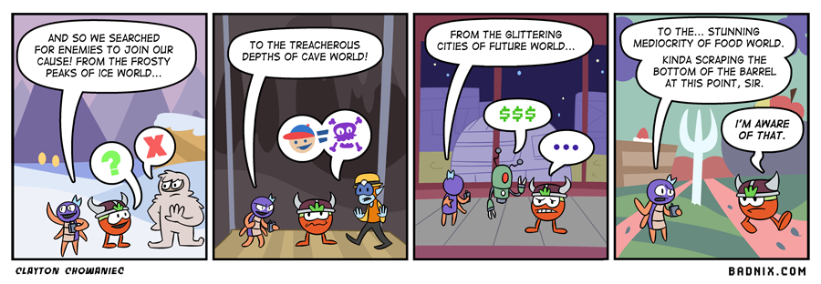 Fork in the road! Wakka wakkaaa