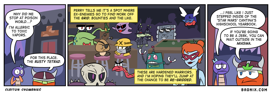 a den of inequities and copyright infringements