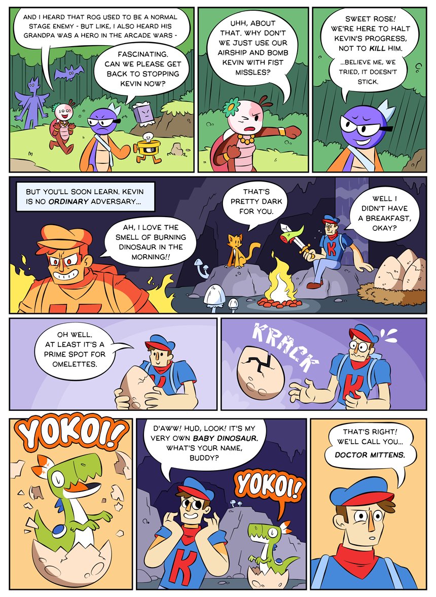 I know it was always my childhood dream to find a baby dinosaur. And name it "Frow-up Man".